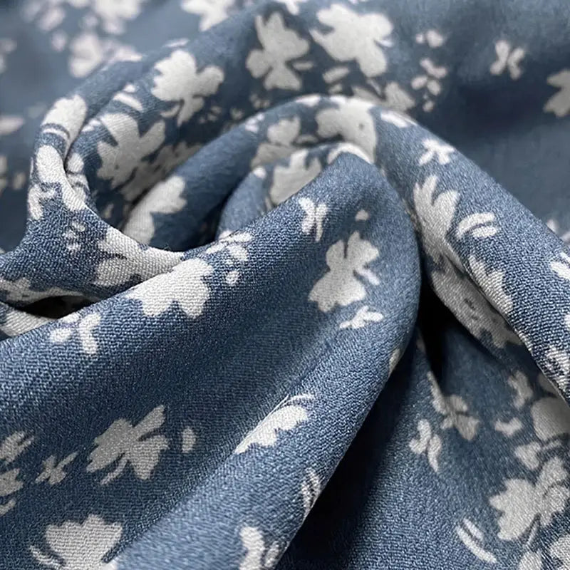 Floral Panels Maxi A-Line Skirt