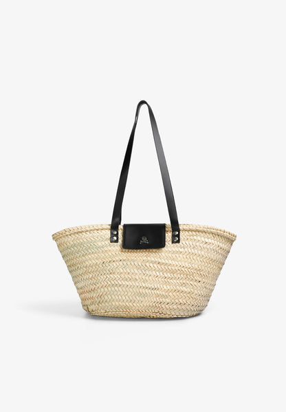 RAFFIA BASKET BAG